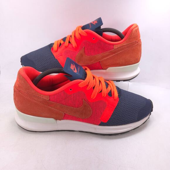 Nike Air Berwuda Lace Up Athletic Running Shoe Mens Size 9.5 555305-884 Orange - Picture 6 of 10